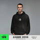 CHINISM CH赤塵經(jīng)典簡(jiǎn)約logo印花連帽衛(wèi)衣男士春秋款休閑情侶帽衫上衣 黑色 （偏寬松，建議拍小一碼） L