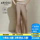 艾諾絲雅詩(shī)【商場(chǎng)同款】2025夏季新品醋酸垂感闊腿褲直筒休閑褲女40523072 茶棕色 M