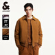 杰克·瓊斯（JACK&JONES）男裝衣服秋冬短款羽絨服男保暖外套合集 224312028橡膠棕 M 175