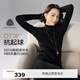 伊芙麗100%羊毛半高領(lǐng)加厚全成型針織長(zhǎng)袖打底衫2024秋季新款 黑色 160/85CM/M