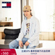 TOMMY JEANS【棉麻混紡】25新款春夏男裝純色休閑中性簡(jiǎn)約襯衫外套20875 淡藍色C3Q L