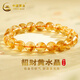 中國黃金（CHINA GOLD）金發(fā)晶黃水晶手串女轉(zhuǎn)運(yùn)珠黃晶手鏈七夕情人節(jié)禮物送女朋友老婆 高品質(zhì)黃水晶手串4mm