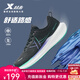 特步（XTEP）動(dòng)力巢科技跑步鞋男鞋減震透氣跑鞋路跑先鋒運(yùn)動(dòng)鞋男子網(wǎng)面回彈鞋 黑/宮廷綠/長春花籃紫 43