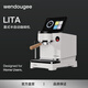 溫豆季【預售中部分款現(xiàn)貨】WENDOUGEE 家用半自動意式咖啡機LITA雙鍋爐變壓電磁泵 LITA-BA-白（雙泵）不含PAD