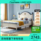 LINSY KIDS兒童床男孩單人床兒童房臥室 兒童床+床頭柜*1+床墊 1.5m*2m