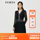 PORTS寶姿秋冬女裝新款優(yōu)雅氣質(zhì)修身連衣裙ALM9K202NKW008 黑色 S
