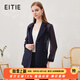 愛特愛（EITIE）網(wǎng)紗透視透氣舒適收腰休閑小西裝通勤夏新款端外套7003706 深藍色31 L 165