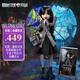芭比（Barbie）進口收藏娃娃-精靈高中X星期三系列之星期三·亞當斯 HXJ04