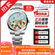 【二手99新】ROLEX勞力士彩虹氣泡蠔式恒動(dòng)系列后改氣泡盤自動(dòng)機(jī)械精鋼中性腕表休閑二手男士女士腕表 彩虹氣泡41mm表徑124300