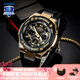 卡西歐（CASIO）【七夕禮物】男表GSHOCK日韓表GST-W300太陽能電波潮流運(yùn)動(dòng)電子表 GST-W300G-1A9太陽能+電波