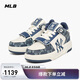 MLB鞋子男女虞書欣明星同款學(xué)長鞋運(yùn)動(dòng)休閑板鞋3ASXCDN3N-50NYD-255
