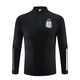 ANJY巴薩足球服外套上衣秋冬季新款比賽訓練運動(dòng)出場(chǎng)服皇馬足球服外套 阿根廷黑色上衣 3XL（身高180-185cm）