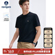 Navigare意大利小帆船男基礎(chǔ)款上衣純色圓領(lǐng)短袖T恤1325505530 黑 XL