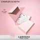 CHARLES&KEITH質(zhì)感拎手提鏈條斜挎單肩小方包生日禮物CK6-10840559-A