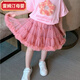 雷姆汀女童tutu蓬蓬裙寶寶夏季連衣裙新款公主禮服周歲生日禮洋氣 粉色單獨(dú)裙 90
