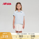 NEW BALANCE4-14歲女童夏季百褶校園風(fēng)T恤短裙套裝