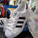 阿迪達斯（adidas）Adidas kids阿迪達斯男女大童三葉草時(shí)尚運動(dòng)貝殼頭板鞋JQ4098 白色 39