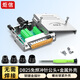 炬信（JUXIN）薄款DB25免焊接頭帶鐵殼 DB25公頭接線(xiàn)端子盒 并口串口插頭25針轉接線(xiàn)端子板 DB25公頭+金屬殼
