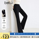 百圖betu女裝秋季新款牛仔褲洗水喇叭牛仔長褲顯瘦褲子女2409T85 黑色 M