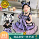 G.DUCKKIDS庫(kù)洛米衣服女童兒童連衣裙夏季洛麗塔公主裙生日裙子春秋圣誕服裝 吊帶裙+發(fā)箍 夏季 130 建議身高120-130cm7-8歲