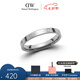 丹尼爾惠靈頓（DanielWellington）dw戒指女 時(shí)尚玫瑰金色情侶戒指 七夕情人節(jié)禮物送女友 星辰月光銀 52號(hào)