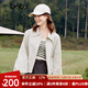 百圖betu女裝春季新款短外套工裝夾克寬松顯瘦抽繩外套2401T43 米白 L