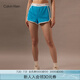 Calvin Klein內(nèi)衣【摩登引力帶】女士本命年ck家居外穿睡褲辣妹運動短褲QS5982 CK3-清新藍 XS