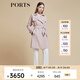 PORTS寶姿商場(chǎng)同款早春新款女裝“日暮粉雙排扣短風(fēng)衣”LD8T035MWQ042 日暮粉 S (4)