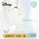 迪士尼兒童睡衣夏季薄款男童女童短袖短褲寶寶空調家居服純棉套裝100