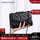 CALWAN KEODH包包新款2025包包女包女士包輕奢斜挎包生日七夕情人節(jié)禮物送女友 【黑色】時尚百搭鏈條包送老婆高級實用