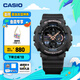 卡西歐（CASIO）G-SHOCK GIRLS GMA-S140運(yùn)動(dòng)女士手表防水手表 GMA-S140-1APR200米防水