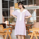tutuanna睡衣女家居服套裝領(lǐng)結學(xué)院風(fēng)JK風(fēng)睡衣女士學(xué)生裝 25192854 均碼 160/84A