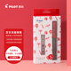百樂(lè )（PILOT）Kakuno笑臉?shù)摴P小學(xué)生三年級練字專(zhuān)用鋼筆兒童書(shū)法筆簽字筆升學(xué)生日禮物文具套裝 紅色碳黑桿 M尖