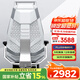 Ergonor保友基尼迪亞X 人體工學(xué)椅 辦公椅電競(jìng)椅電腦椅進(jìn)口網(wǎng)布/真皮座椅 【白框】銀白網(wǎng)+躺舒寶 整椅發(fā)貨 送貨上門