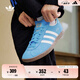 adidas「T頭鞋」STADT經(jīng)典時(shí)尚薄底運(yùn)動(dòng)板鞋男女阿迪達(dá)斯三葉草   藍(lán)色/亮白/漢玉白   41