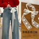 布羅鳥(niǎo)ins風(fēng)長(cháng)條細蕾絲腰帶女款系腰絲巾配牛仔褲裝飾配裙子設計感褲帶 米白色小花1.5m長(cháng)