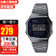 卡西歐（CASIO） 經(jīng)典小金表小方塊電子表防水時(shí)尚百搭男女表 A168WGG-1B