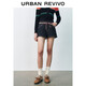 UR2025春季新款女裝時(shí)尚休閑撞色系帶牛仔短褲UYU850043