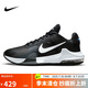 耐克（NIKE）男子籃球鞋IMPACT緩震氣墊低幫運動鞋DM1124-001黑白43