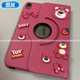 恒嵐草莓熊立體360旋轉皮套適用ipadair/5保護套10.2寸適用蘋(píng)果/4/32平板殼pro ipad 5/6【9.7英寸】 旋轉【玫紅】草莓熊立體公仔