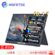 HGFRTEE 4K便攜式顯示器 一體式折疊支架 高刷新率 低藍(lán)光 拓展外接Ps5手機(jī)電腦筆記本游戲電競(jìng)擴(kuò)展副屏幕 10.5英寸 100%色域 自帶隱形支架