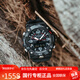 卡西歐（CASIO）小泥王三代碳纖維手表男戶外防水防泥登山表GG-B100-1A/1A9 GG-B100-1A黑武士
