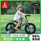 鳳凰鳳凰兒童自行車單車2-3-4-6-9-10歲男孩童車女孩小孩鎂合金腳踏車 【騎士銀】一體輪 98%裝 16寸