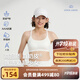 愛慕兒童百搭小奶皮少女發(fā)育內(nèi)衣一階中長背心二階短背心三階交叉美背文胸 三階段-白AJ115E093 165