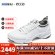 ECCOECCO愛步25周年限量休閑運動鞋男鞋新款透氣越野跑鞋 健步C800424 白色800424-01007 41