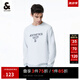 杰克·瓊斯（JACK&JONES）男裝春秋新款衛(wèi)衣男通勤上班字母圖案商務(wù)休閑上衣男223433107 A06本白色 XL 185
