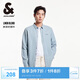 杰克·瓊斯（JACK&JONES） 春季柔軟通勤舒適透氣字母刺繡天絲亞麻長(zhǎng)袖襯衫男款225105005