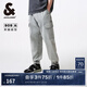 杰克·瓊斯（JACK&JONES）男裝夏工裝風(fēng)口袋潮百搭舒適高彈九分褲束腳牛仔褲男褲224232010 E39 淺牛仔藍(lán) 常規(guī) L （180)RW