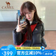 駱駝（CAMEL）戶外羽絨服600蓬男女新款短款厚外套面包服