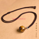 瑞際天然虎眼石吊墜時(shí)來運(yùn)轉(zhuǎn)護(hù)身符本命年轉(zhuǎn)運(yùn)珠紅黃藍(lán)虎眼石水晶禮物 天然黃虎眼石吊墜18mm